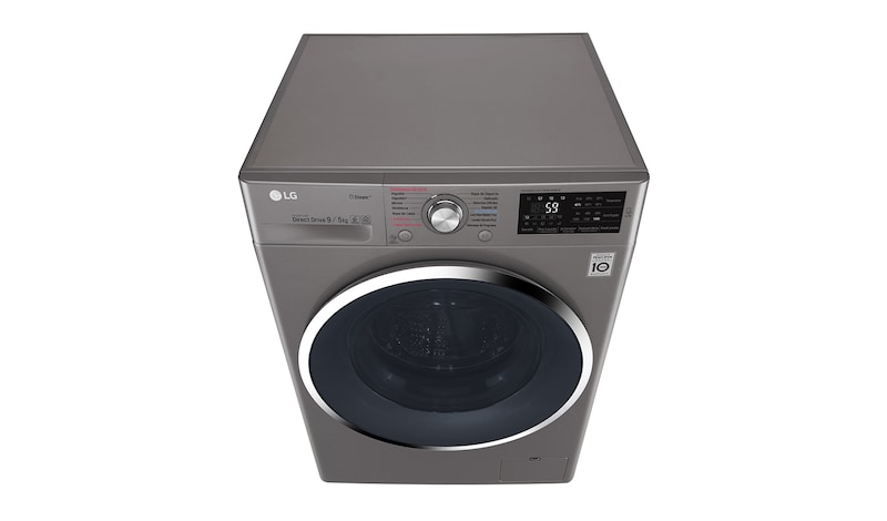 LG Lavasecadora Carga Frontal 6 Motion DD con Motor Inverter Direct Drive 10Kg/6Kg color acero, WD10SB6