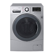 Vista frontal de Lavasecadora Carga Frontal 6 Motion DD, TrueSteam™ con Motor Inverter Direct Drive, Smart Diagnosis™ 12 Kg/6 Kg color Plata WD1247RDS