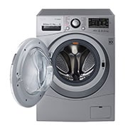 LG Lavasecadora Carga Frontal 6 Motion DD, TrueSteam™ con Motor Inverter Direct Drive, Smart Diagnosis™ 12 Kg/6 Kg color Plata, WD1247RDS