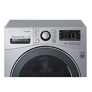 LG Lavasecadora Carga Frontal 6 Motion DD, TrueSteam™ con Motor Inverter Direct Drive, Smart Diagnosis™ 12 Kg/6 Kg color Plata, WD1247RDS
