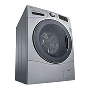 LG Lavasecadora Carga Frontal 6 Motion DD, TrueSteam™ con Motor Inverter Direct Drive, Smart Diagnosis™ 12 Kg/6 Kg color Plata, WD1247RDS