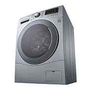 LG Lavasecadora Carga Frontal 6 Motion DD, TrueSteam™ con Motor Inverter Direct Drive, Smart Diagnosis™ 12 Kg/6 Kg color Plata, WD1247RDS