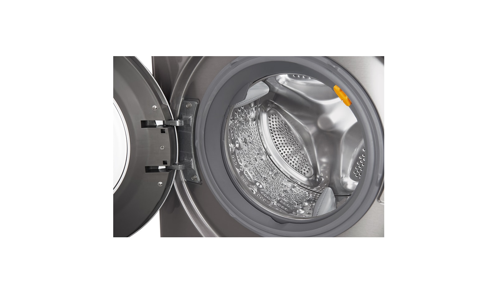 LG Lavasecadora Smart Carga Frontal 6 Motion DD con Motor Inverter Direct Drive 12Kg/7Kg color acero, WD12SB6