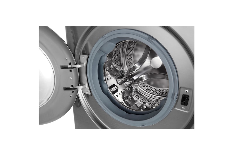 LG Lavasecadora Carga Frontal 6 Motion DD con Motor Inverter AI Direct Drive, 12Kg / 7Kg color Acero, WD12VVC3S6C