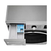 LG Lavasecadora Carga Frontal 6 Motion DD con Motor Inverter AI Direct Drive, 12Kg / 7Kg color Acero, WD12VVC3S6C