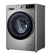 LG Lavasecadora Carga Frontal Inteligente 6 Motion DD con Motor Inverter AI Direct Drive, 12Kg / 7Kg color Acero con Conectividad LG ThinQ, WD12VVC4S6S