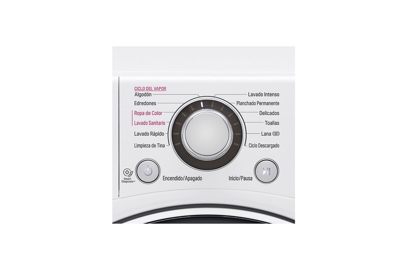 LG Lavasecadora Carga Frontal 6 Motion DD con Motor Inverter Direct Drive, Smart Diagnosis™ 15Kg/8Kg color Blanca, WD1571RD