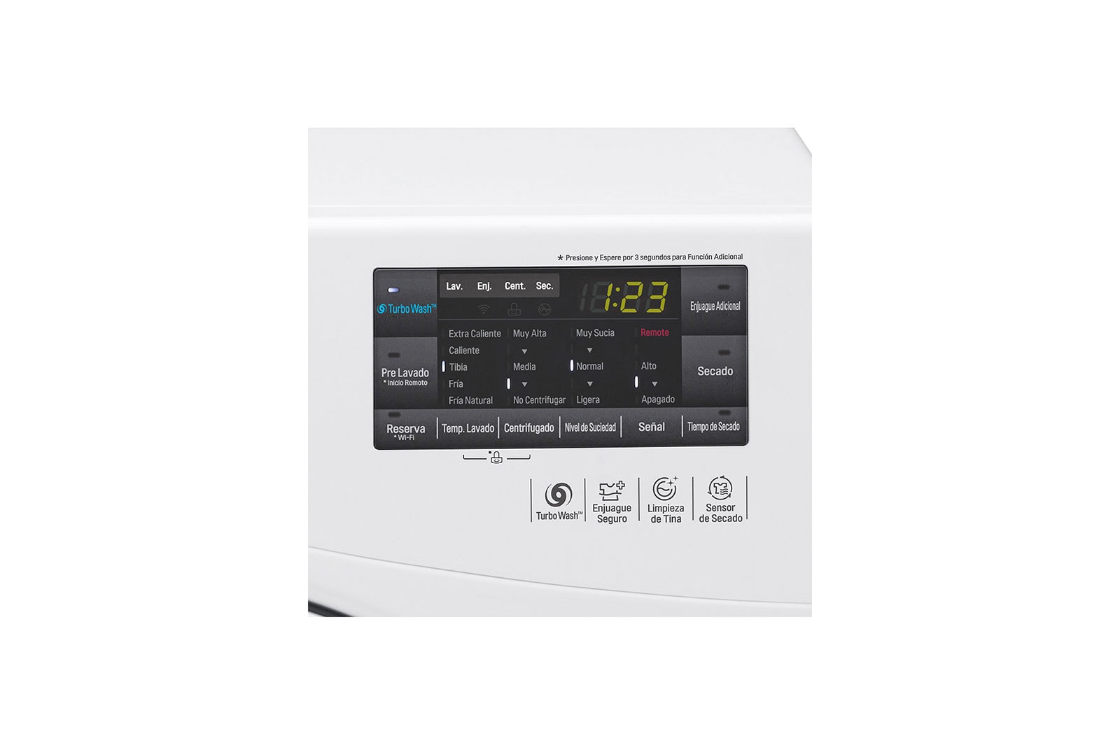 LG Lavasecadora Carga Frontal 6 Motion DD con Motor Inverter Direct Drive, Smart Diagnosis™ 15Kg/8Kg color Blanca, WD1571RD