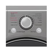 LG Lavasecadora Carga Frontal 6 Motion DD con Motor Inverter Direct Drive, Smart Diagnosis™ 15Kg/8Kg color Deluxe steel, WD1577RD