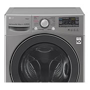 LG Lavasecadora Smart Carga Frontal 6 Motion DD con Motor Inverter Direct Drive, Smart Diagnosis™ 15Kg/8Kg color Deluxe steel, WD15SGS6