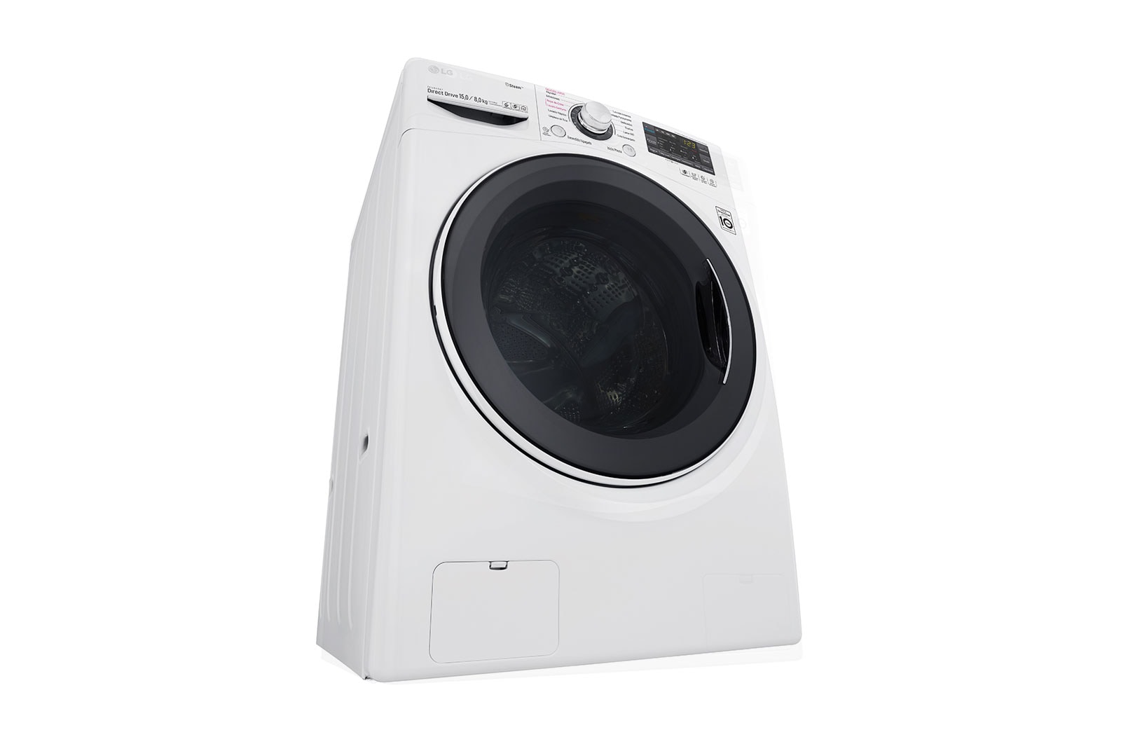 LG Lavasecadora Smart Carga Frontal 6 Motion DD con Motor Inverter Direct Drive, Smart Diagnosis™ 15Kg/8Kg color Blanca, WD15WGS6