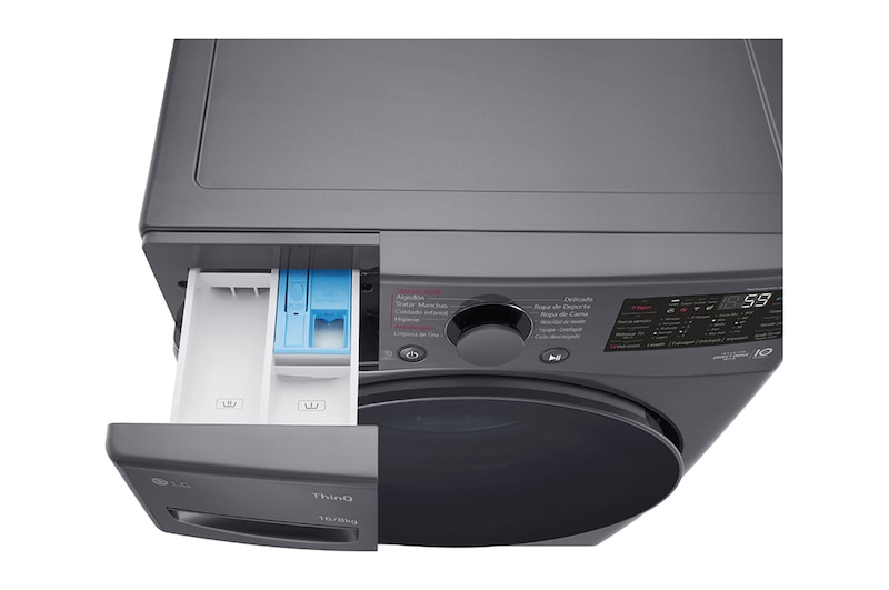 LG Lavasecadora Carga Frontal AI DD™  16kg/ 8kg, WD16MG2S6P