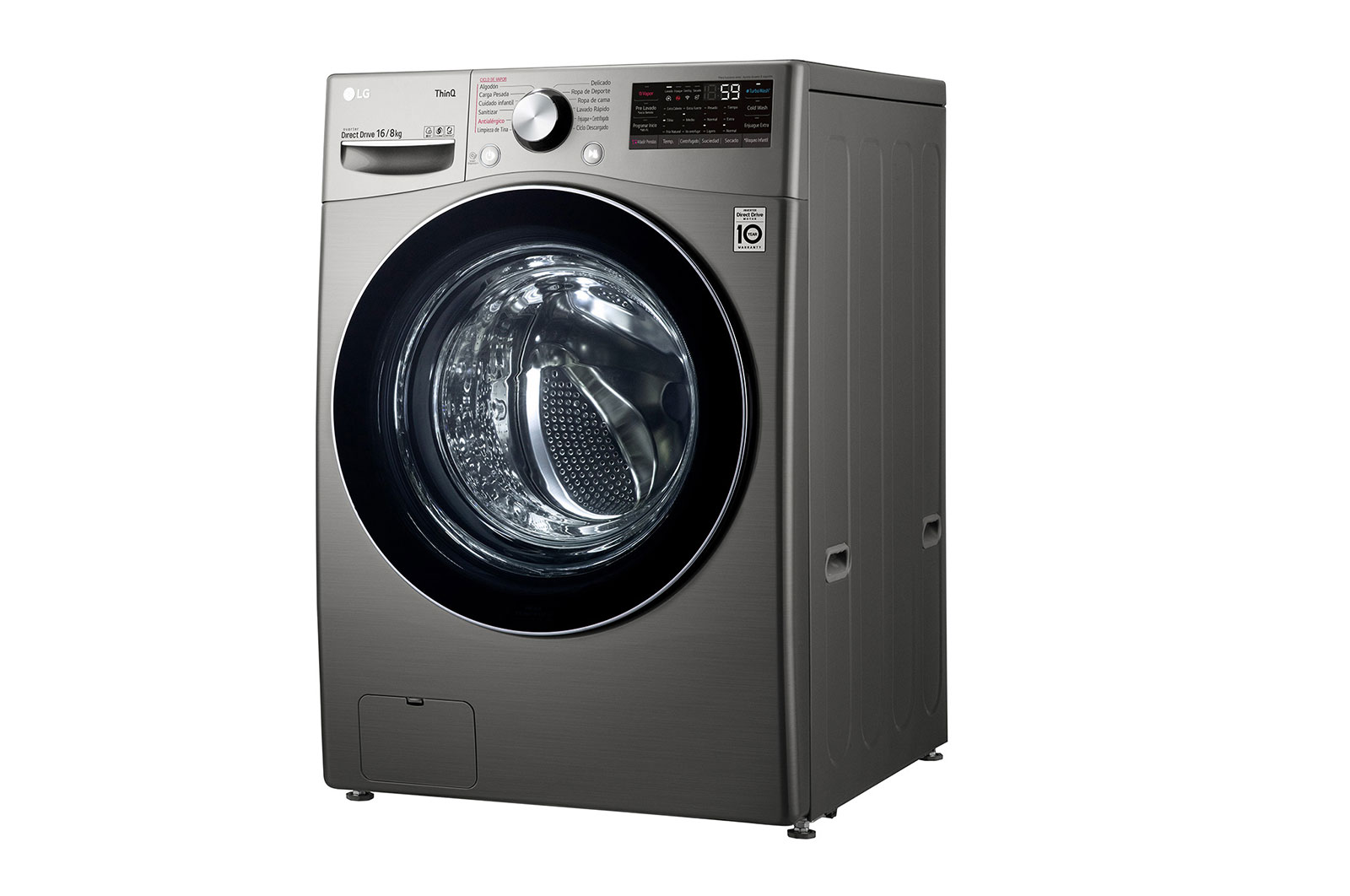 LG Lavasecadora Carga Frontal AI DD™  16Kg/8Kg, WD16SG2S6