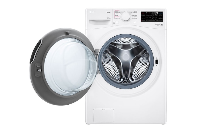 LG Lavasecadora Carga Frontal AI DD™  16Kg/8Kg, WD16WG2S6P