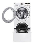 LG Lavasecadora Carga Frontal 6 Motion DD con Motor Inverter Direct Drive, 18Kg/9Kg color Blanca Compatible con LG TWINWash™ Mini, WD18WN6