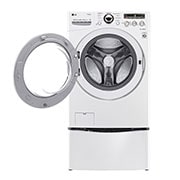 LG Lavasecadora Carga Frontal 6 Motion DD con Motor Inverter Direct Drive, 18Kg/9Kg color Blanca Compatible con LG TWINWash™ Mini, WD18WN6