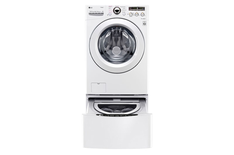 LG Lavasecadora Carga Frontal 6 Motion DD con Motor Inverter Direct Drive, 18Kg/9Kg color Blanca Compatible con LG TWINWash™ Mini, WD18WN6