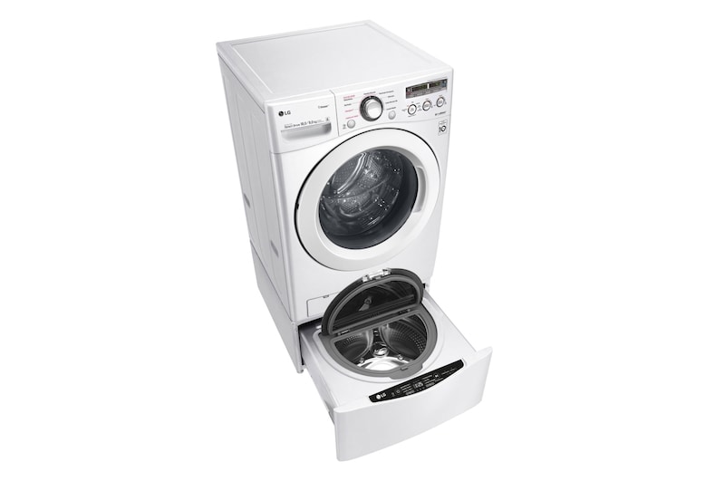 LG Lavasecadora Carga Frontal 6 Motion DD con Motor Inverter Direct Drive, 18Kg/9Kg color Blanca Compatible con LG TWINWash™ Mini, WD18WN6