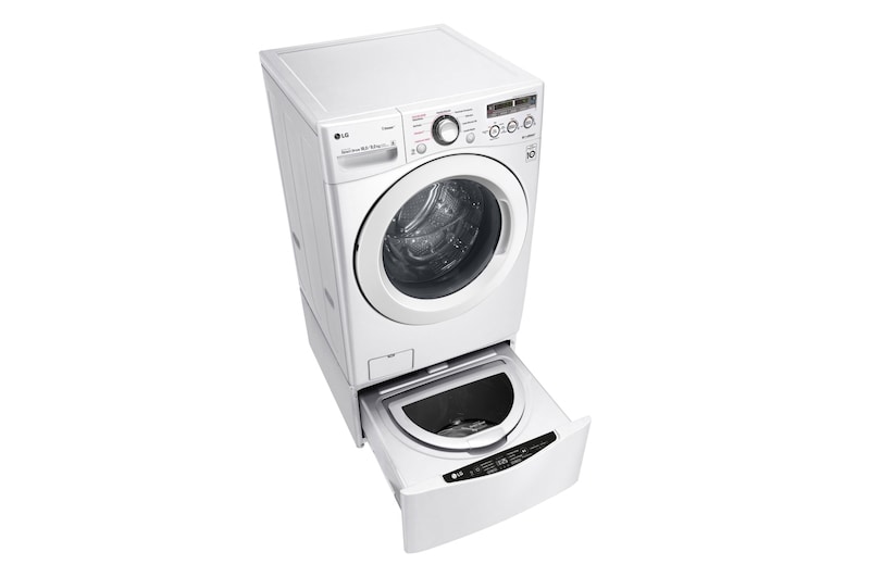 LG Lavasecadora Carga Frontal 6 Motion DD con Motor Inverter Direct Drive, 18Kg/9Kg color Blanca Compatible con LG TWINWash™ Mini, WD18WN6