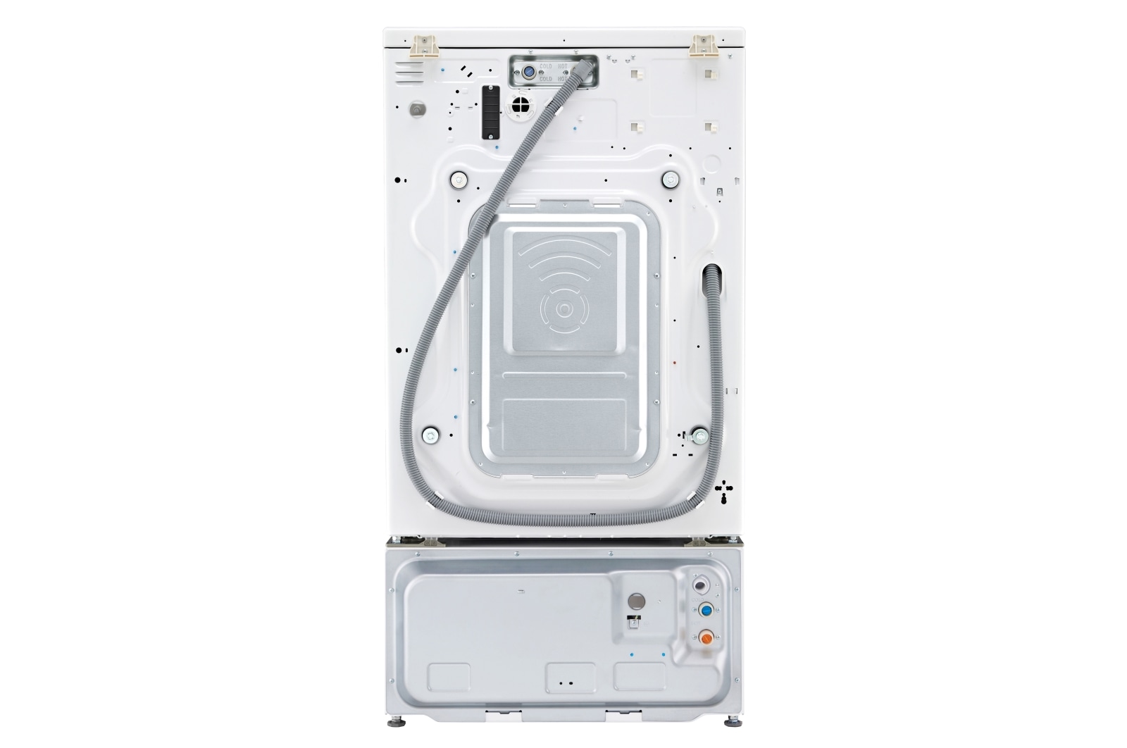 LG Lavasecadora Carga Frontal 6 Motion DD con Motor Inverter Direct Drive, 18Kg/9Kg color Blanca Compatible con LG TWINWash™ Mini, WD18WN6