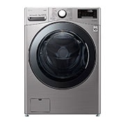 Vista frontal de Lavasecadora LG Carga Frontal Inteligente Inverter DD con Ciclos con vapor Steam™ 20 kg - Color Acero con Conectividad LG ThinQ WD20VV2S6