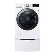 Vista frontal de Lavasecadora LG Carga Frontal Inteligente Inverter DD con 6 Motion DD 20Kg / 11Kg -Blanca - WD20WV2S6 con Conectividad LG ThinQ WD20WV2S6