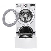 LG Lavasecadora Smart Carga Frontal 6 Motion DD con Motor Inverter Direct Drive, 20Kg/11Kg color Blanca Compatible con LG TWINWash™ Mini, WD20WVS6