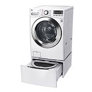 LG Lavasecadora Smart Carga Frontal 6 Motion DD con Motor Inverter Direct Drive, 20Kg/11Kg color Blanca Compatible con LG TWINWash™ Mini, WD20WVS6