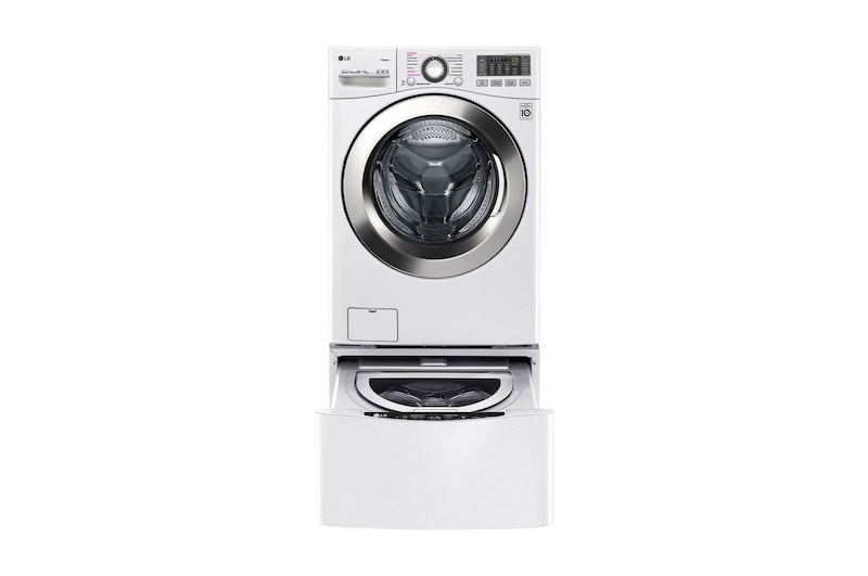 LG Lavasecadora Smart Carga Frontal 6 Motion DD con Motor Inverter Direct Drive, 20Kg/11Kg color Blanca Compatible con LG TWINWash™ Mini, WD20WVS6