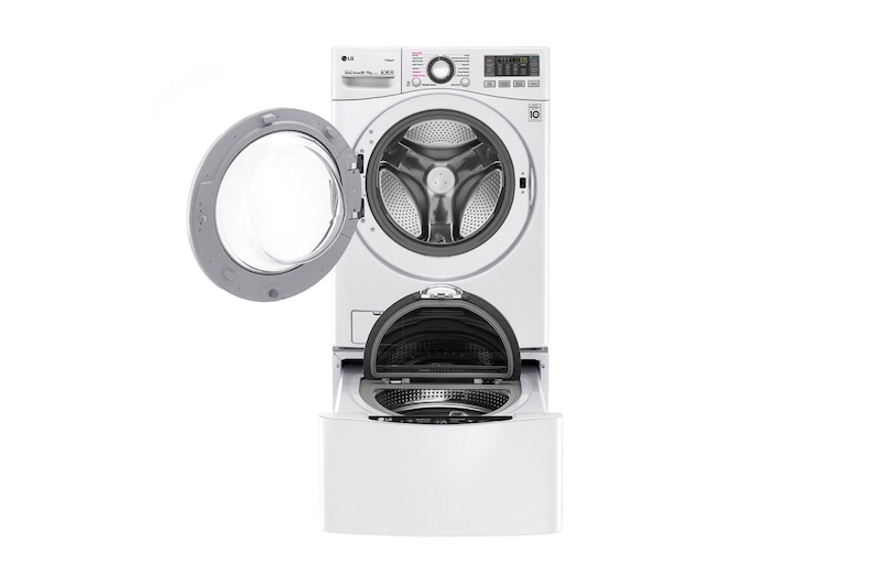 LG Lavasecadora Smart Carga Frontal 6 Motion DD con Motor Inverter Direct Drive, 20Kg/11Kg color Blanca Compatible con LG TWINWash™ Mini, WD20WVS6