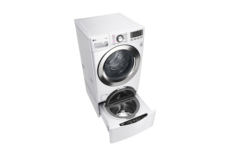 LG Lavasecadora Smart Carga Frontal 6 Motion DD con Motor Inverter Direct Drive, 20Kg/11Kg color Blanca Compatible con LG TWINWash™ Mini, WD20WVS6