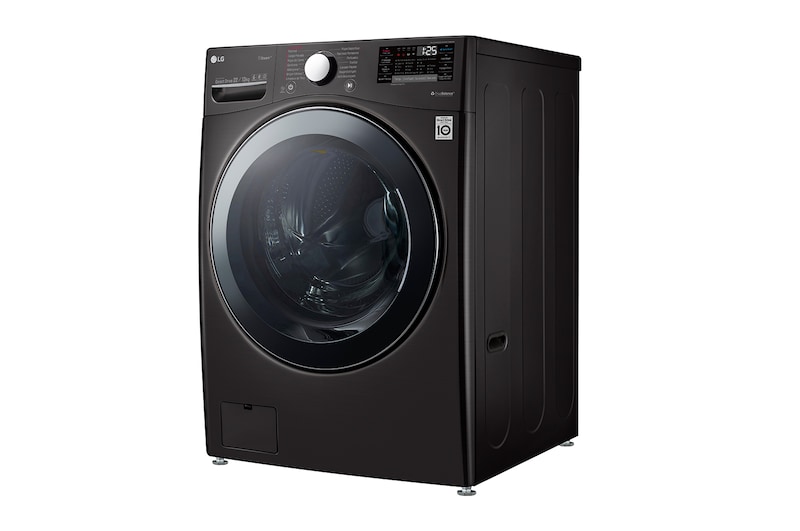 LG Lavasecadora LG Carga Frontal Inteligente 6 Motion DD con Motor Inverter Direct Drive 22Kg / 13Kg – Acero Negro con Conectividad LG ThinQ, WD22BV2S6