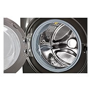 LG Lavasecadora LG Carga Frontal Inteligente 6 Motion DD con Motor Inverter Direct Drive 22Kg / 13Kg – Acero Negro con Conectividad LG ThinQ, WD22BV2S6