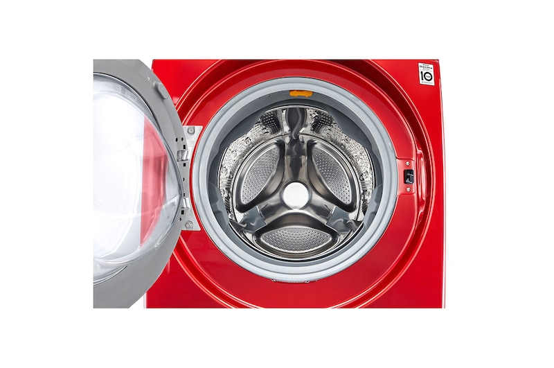 LG Lavasecadora LG Carga Frontal  Inverter DD con Ciclos con vapor Steam™ 22Kg / 13Kg - Roja - WD22R2VS6 , WD22RV2S6