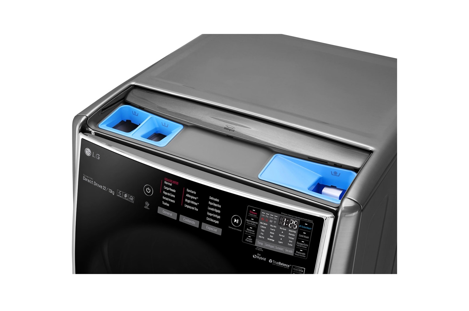 LG LAVASECADORA TWINWash | 6 MOTION | 25.5 KG (22kg + 3.5 kg), WD22VTS6