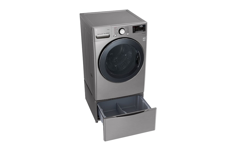 LG Lavasecadora LG Carga Frontal Inteligente Inverter DD con conectividad ThinQ con 6 Motion DD 22Kg / 13Kg – Acero Negro – WD22VV2S6, WD22VV2S6
