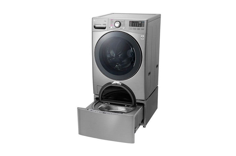 LG Lavasecadora Smart LG Carga Frontal 6 Motion DD con Motor Inverter Direct Drive, 22Kg/13Kg color Deluxe Steel Compatible con LG TWINWash™ Mini, WD22VVS6