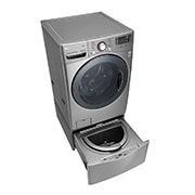 LG Lavasecadora Smart LG Carga Frontal 6 Motion DD con Motor Inverter Direct Drive, 22Kg/13Kg color Deluxe Steel Compatible con LG TWINWash™ Mini, WD22VVS6