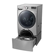 LG Lavasecadora Smart LG Carga Frontal 6 Motion DD con Motor Inverter Direct Drive, 22Kg/13Kg color Deluxe Steel Compatible con LG TWINWash™ Mini, WD22VVS6