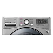 LG Lavasecadora Smart LG Carga Frontal 6 Motion DD con Motor Inverter Direct Drive, 22Kg/13Kg color Deluxe Steel Compatible con LG TWINWash™ Mini, WD22VVS6