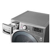 LG Lavasecadora Smart LG Carga Frontal 6 Motion DD con Motor Inverter Direct Drive, 22Kg/13Kg color Deluxe Steel Compatible con LG TWINWash™ Mini, WD22VVS6
