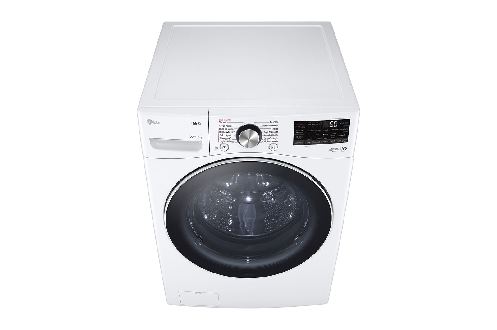 LG Lavadora de Carga Frontal y Secadora 22/13Kg - WD22WV26R, WD22WV26R