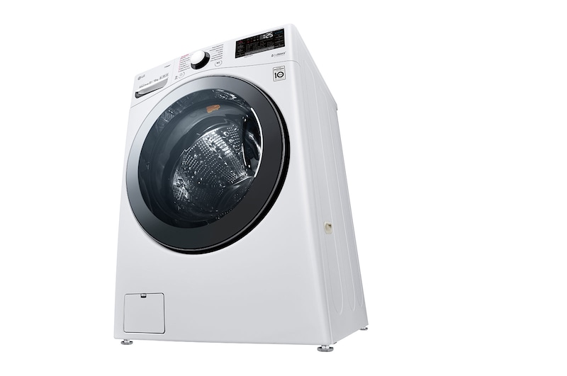 LG Lavasecadora Carga Frontal Inteligente 6 Motion DD con Motor Inverter Direct Drive, 22Kg/13Kg color Blanca con Conectividad LG ThinQ, WD22WV2S6