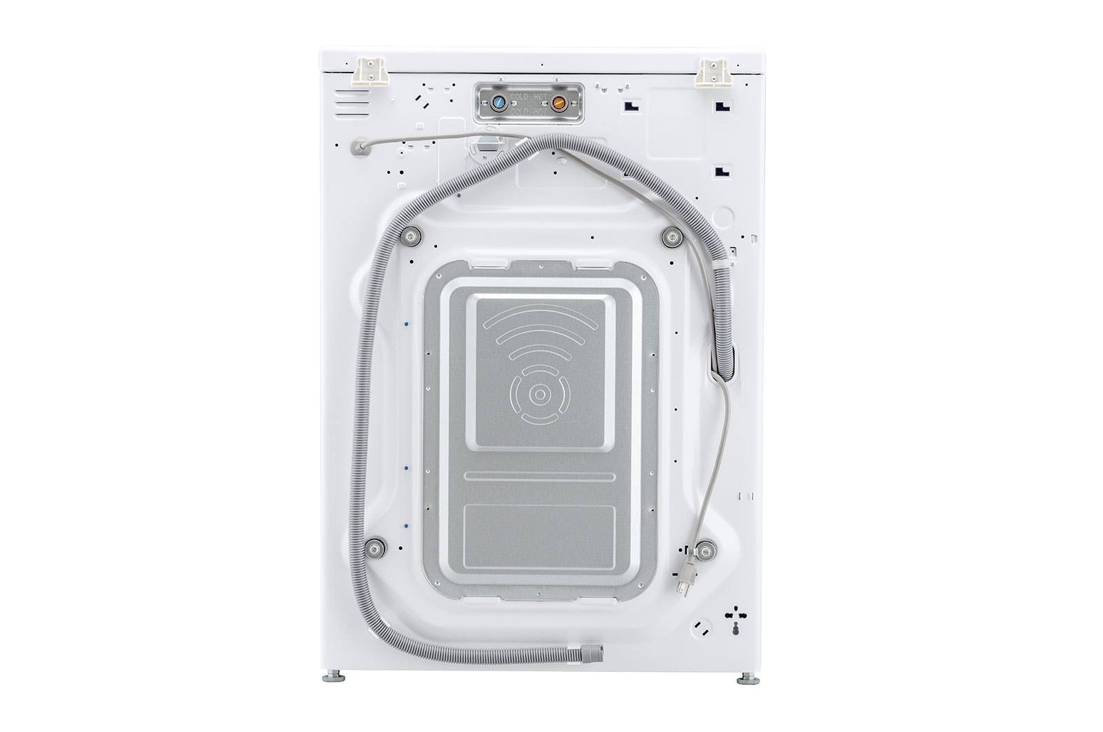 LG Lavasecadora Carga Frontal Inteligente 6 Motion DD con Motor Inverter Direct Drive, 22Kg/13Kg color Blanca con Conectividad LG ThinQ, WD22WV2S6