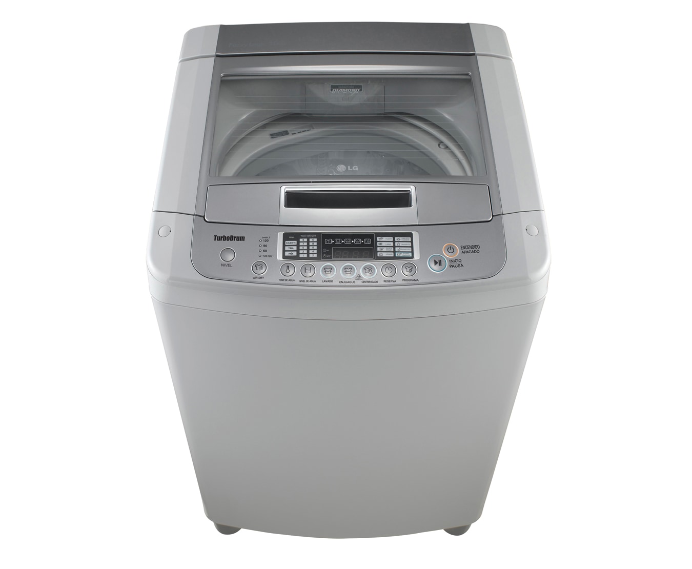Vista frontal de LAVADORA LG CARGA SUPERIOR WFSL1542EK