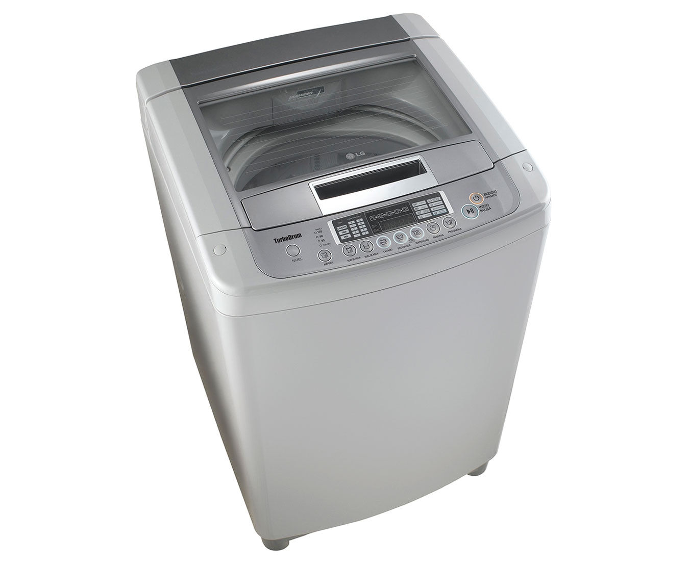 Vista frontal de LAVADORA LG CARGA SUPERIOR WFSL1642EK