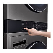 LG Torre de lavado WashTower™ con AI DD™ 22kg (con Lavadora eléctrica Voltaje 120V y Secadora Eléctrica Voltaje 220～ 240V), WK22BS6E