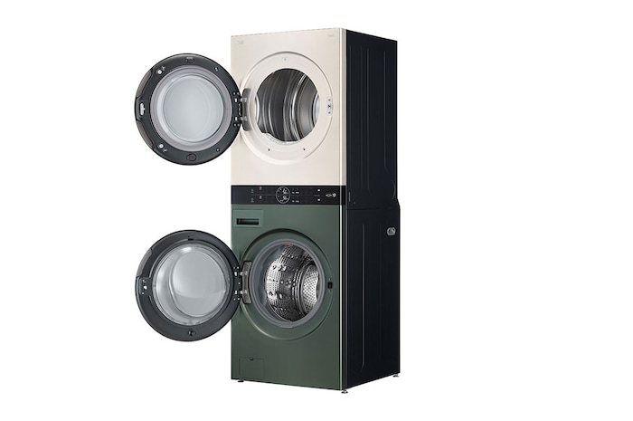 LG Torre de lavado WashTower™ con AI DD™ 22kg (con Secadora Eléctrica Voltaje 220～ 240V), WK22GBS6E