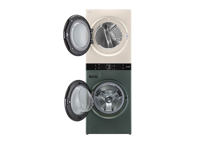 LG Torre de lavado WashTower™ con AI DD™ 22kg (con Secadora Eléctrica Voltaje 220～ 240V), WK22GBS6E