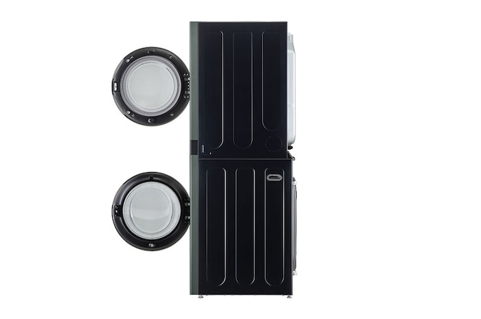 LG 22kg (lavado)/ 22kg (Secado) Torre de Lavado AI Direct Drive™, Steam, Color Verde, WK22GGS6